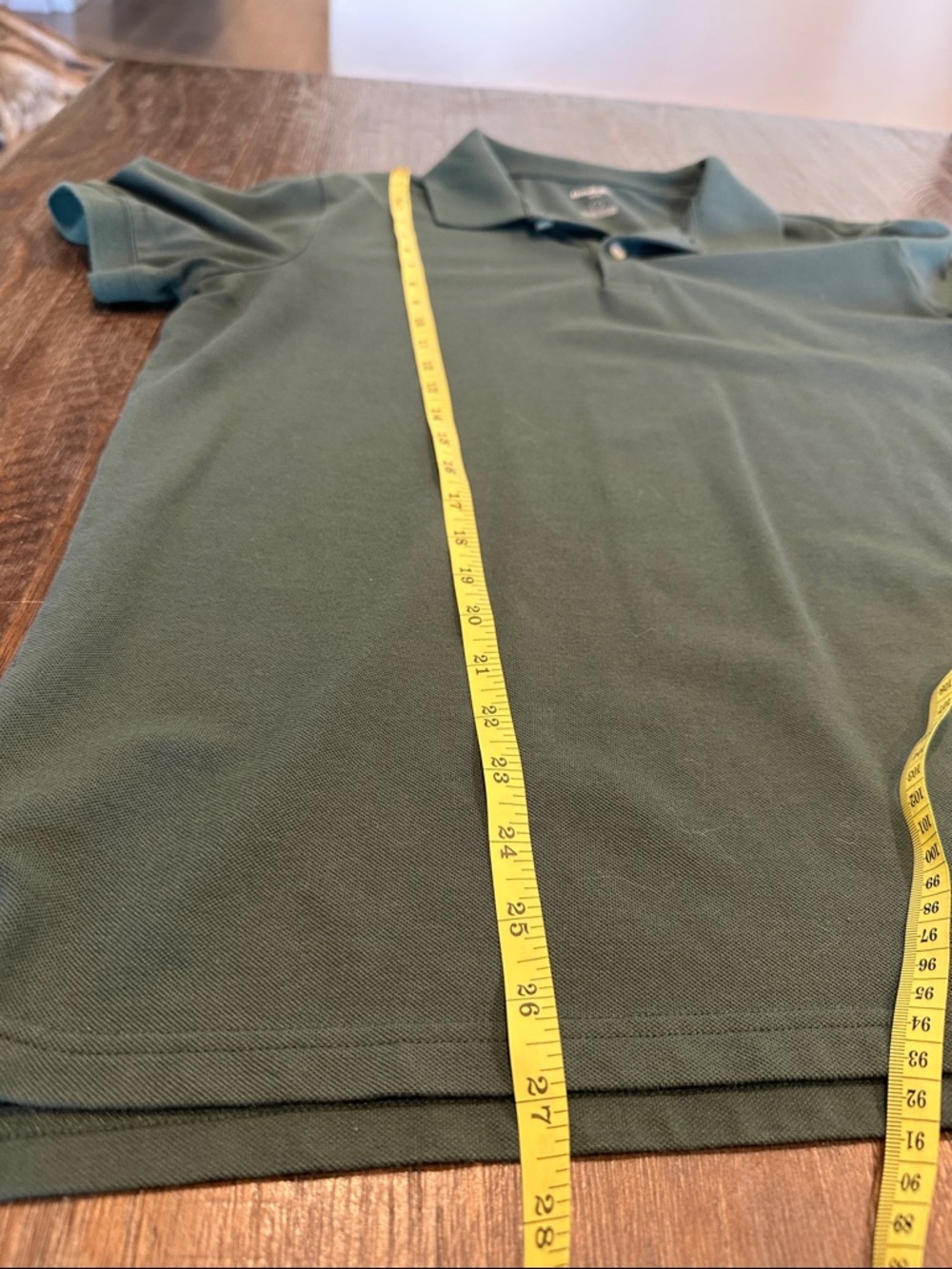 Goodfellow & Co Men's Forest Green Polo Shirt - Picture 4 of 5